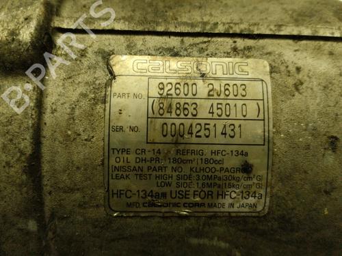 AC compressor NISSAN PRIMERA (P11) 2.0 TD | BP17419687M34