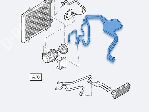 Used AC pipe AC pipe CITROËN C3 I (FC_, FN_) 1.4 HDi (70 hp) 34003273 34003273