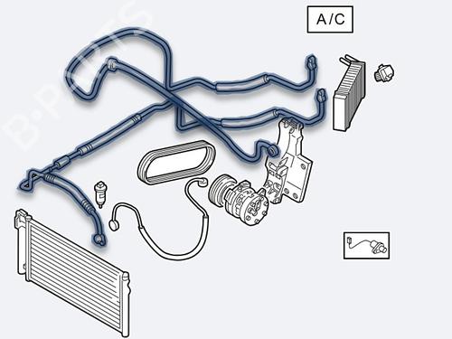 AC pipe AUDI TT (8J3) 2.0 TFSI | BP29394407M126 