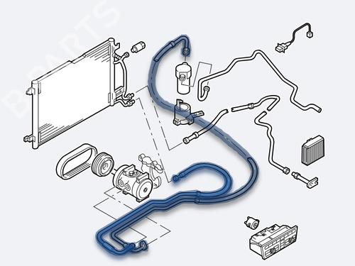 AC pipe AUDI A6 C6 (4F2) 3.0 TDI quattro | BP33715015M126 - Image 2