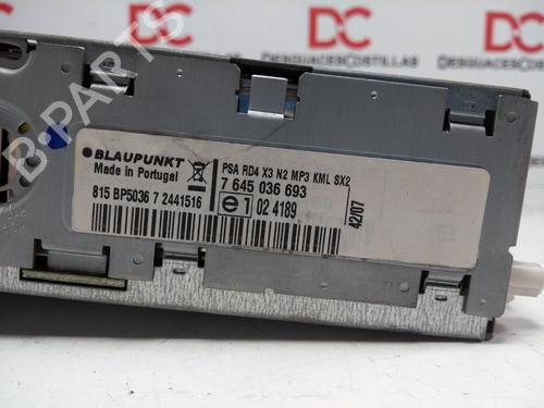 Radio CITROËN C5 I (DC_) 2.0 HDi (DCRHZB, DCRHZE) | BP17409124E6 