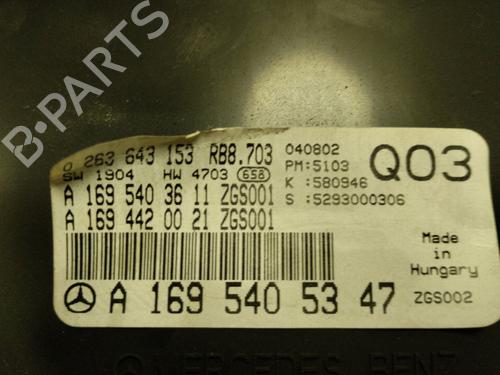 Instrument cluster MERCEDES-BENZ A-CLASS (W169) A 180 CDI (169.007, 169.307) | BP17418559C47 