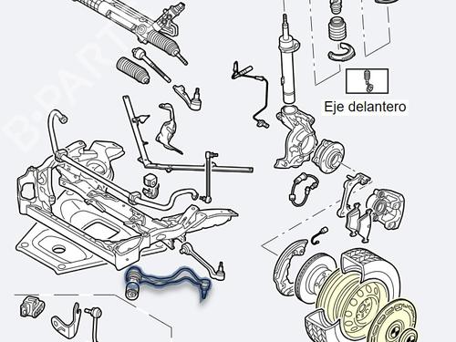 Used Right front suspension arm BMW 3 (E90) 320 d (177 hp) 29159377