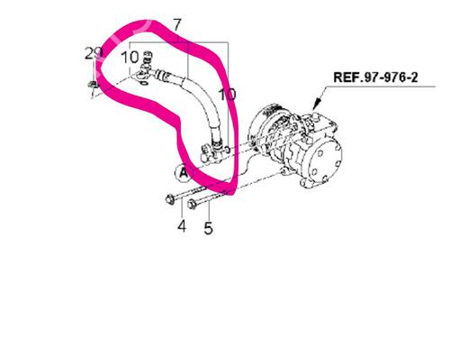 AC pipe KIA SPORTAGE II (JE_, KM_)  | BP24485249M126