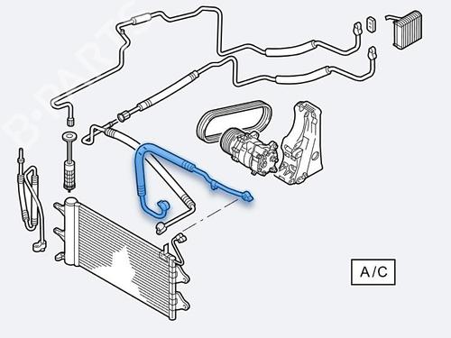 AC pipe SEAT IBIZA III (6L1)  | BP24485229M126 