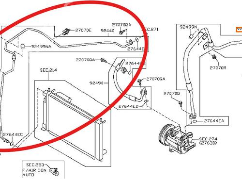 ac-pipe-nissan-note-e11-ne11-2005-2006-2007-2008-2009-2010-2011-2012-2013-34288318 main image