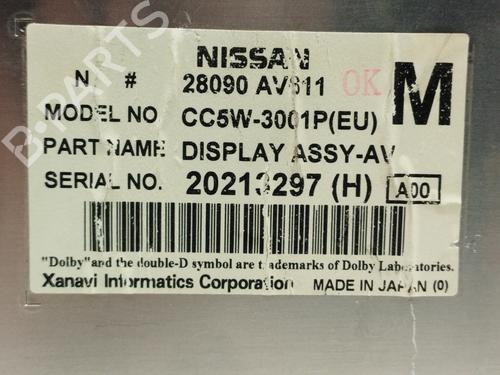 Display monitor NISSAN PRIMERA (P12) 2.2 Di | BP25279632C48 