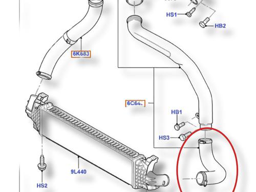 Pipe FORD FOCUS II (DA_, HCP, DP) 1.6 TDCi | BP39684760M125 - Image 2