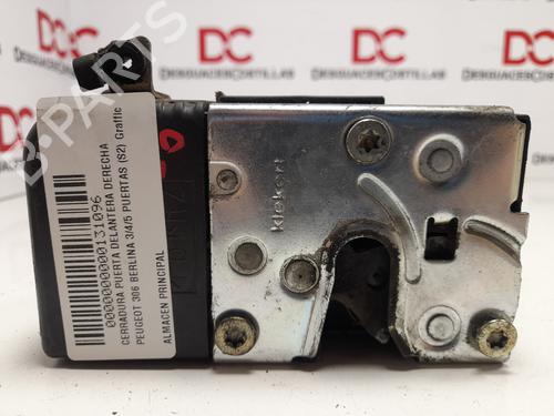 Used Front right lock PEUGEOT 306 (7B, N3, N5) 1.6 SR (89 hp) 23849435