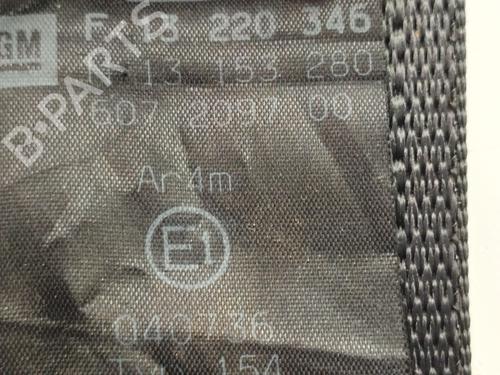 Rear center seatbelt OPEL CORSA D (S07)  | BP29020931I27 