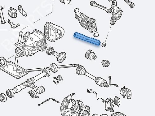 Left front suspension arm BMW X1 (E84) sDrive 18 d | BP23561031M12 