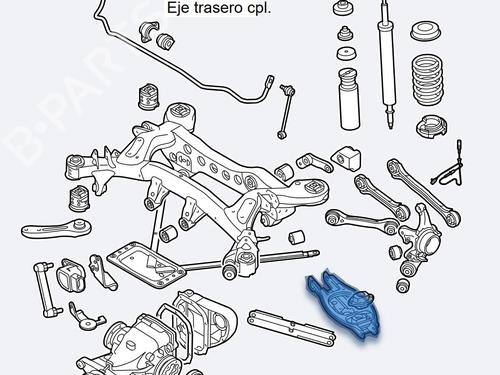 Left rear suspension arm BMW 1 (E87) 118 d | BP23560163M14 