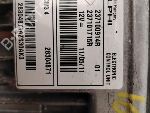Engine control unit (ECU) RENAULT MEGANE III Hatchback (BZ0/1_, B3_) 1.5 dCi (BZ1G, BZ1W, BZ0R) | BP32163227M57