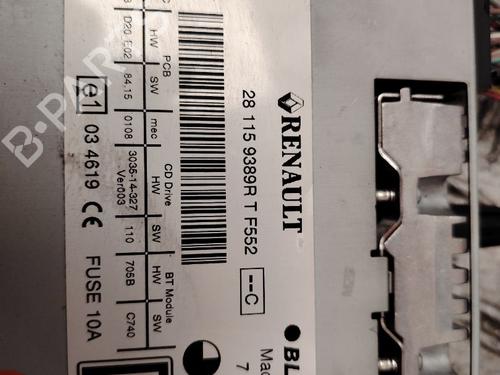 Radio RENAULT SCÉNIC III (JZ0/1_)  | BP30947351E6 