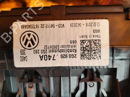 Instrument cluster VW POLO VI (AW1, BZ1, AE1) 1.0 | BP26128501C47