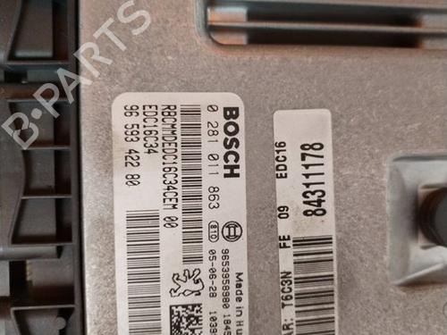 Engine control unit (ECU) PEUGEOT 307 Break (3E) 1.6 HDi 110 | BP17505819M57 