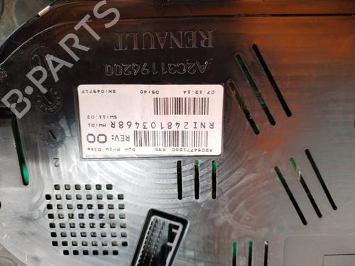 Instrument cluster RENAULT MEGANE III Hatchback (BZ0/1_, B3_) 1.5 dCi (BZ1G, BZ1W, BZ0R) | BP17504901C47