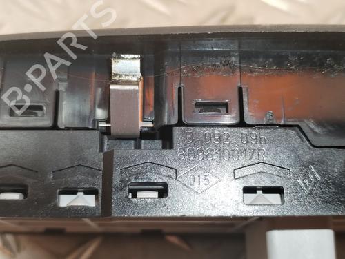 Left front window switch RENAULT SCÉNIC III (JZ0/1_) 1.2 TCe (JZ16) | BP25727345I27