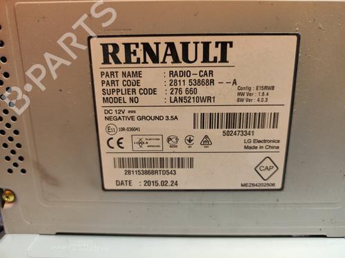 Radio RENAULT CLIO IV (BH_) | BP17500512E6