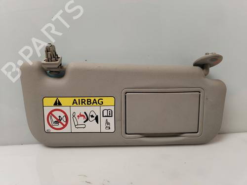 Højre solskærm Højre solskærm TOYOTA AURIS (_E18_) 1.8 Hybrid (ZWE186_, ZWE186R) (136 hp) 34450372 34450372