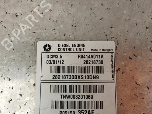 Engine control unit (ECU) JEEP COMPASS (MK49)  | BP17624909M57 