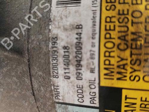 AC compressor RENAULT MEGANE II Estate (KM0/1_) 1.9 dCi (KMRG, KM1G, KM0G, KM2C) | BP23229342M34