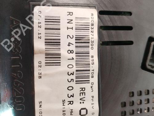 Instrument cluster RENAULT MEGANE III Coupe (DZ0/1_) | BP30945573C47