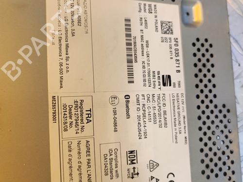 Radio SEAT IBIZA IV SC (6J1, 6P5) 1.2 TSI | BP17499523E6