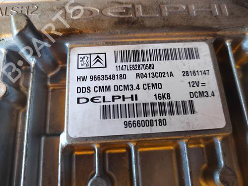 Engine control unit (ECU) CITROËN C5 III (RD_) 2.0 HDi 140 (RDRHF8, RDRHFA, RDRHA8, RDRHAJ) | BP17506798M57