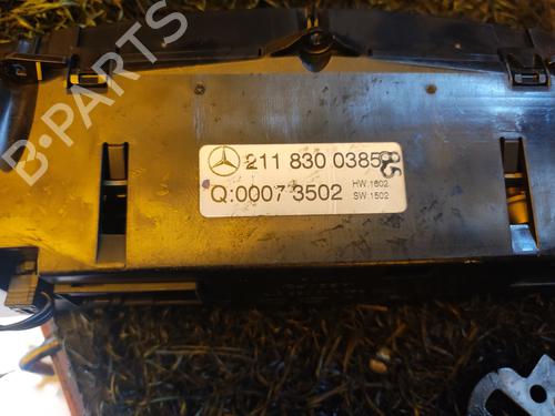Climate control MERCEDES-BENZ E-CLASS (W211) E 270 CDI (211.016) | BP17509003I5 