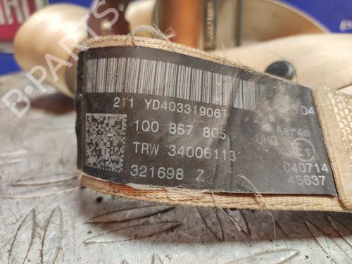 Rear left seatbelt VW EOS (1F7, 1F8) 2.0 TDI | BP17500327I29 