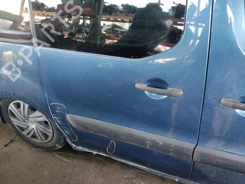 Højre side skydedør CITROËN BERLINGO MULTISPACE (B9) 1.6 HDi 75 16V (75 hp) 30943749