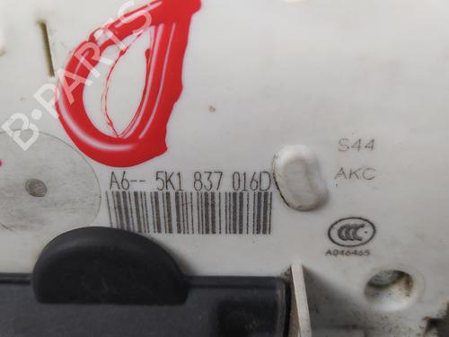 Front right lock VW GOLF VI (5K1)  | BP17845738C97 