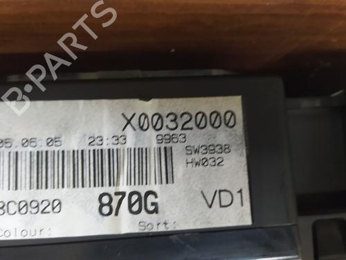 Instrument cluster VW PASSAT B6 (3C2) 2.0 TDI 16V | BP22619235C47 
