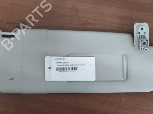 Used Right sun visor VW GOLF V (1K1) [2003-2010]  25932869