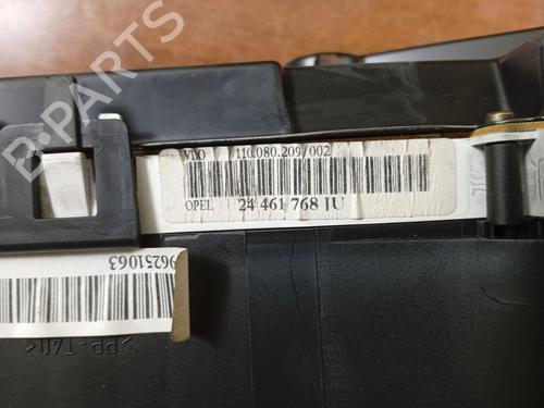 Cockpit OPEL ZAFIRA A MPV (T98)  | BP29911320C47