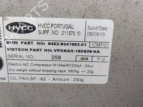 AC compressor BMW i3 (I01)  | BP18096773M34 