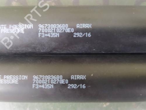 Tailgate lift support PEUGEOT 208 I (CA_, CC_) 1.6 HDi / BlueHDi 75 | BP17849534C138 