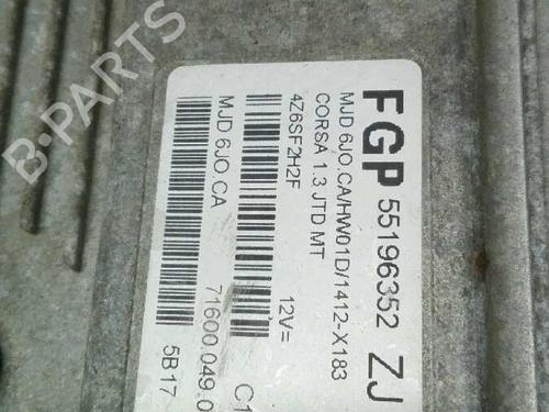 Engine control unit (ECU) OPEL CORSA C (X01) 1.3 CDTI (F08, F68) | BP17855638M57 
