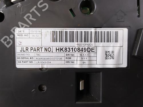 Instrument cluster JAGUAR F-PACE (X761) 3.0 SCV6 AWD | BP17855053C47 
