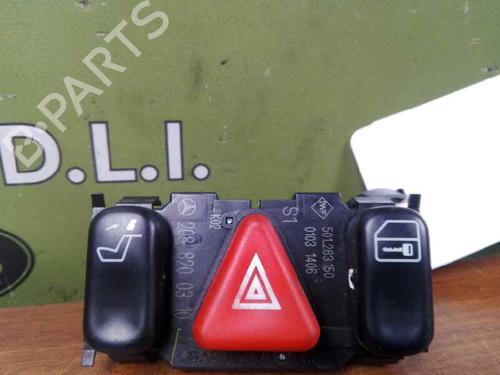 Used Warning switch MERCEDES-BENZ E-CLASS (W210) E 270 CDI (210.016) (170 hp) 17849361