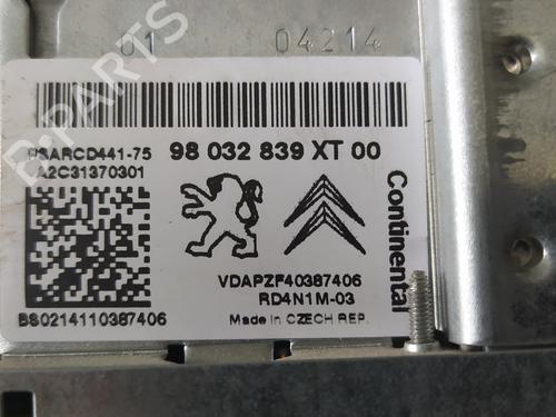 Radio PEUGEOT PARTNER Tepee  | BP18465652E6 