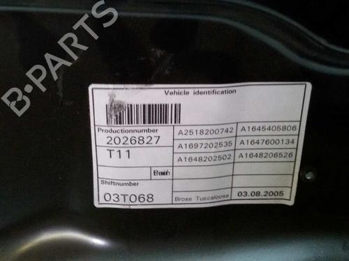 Front left window mechanism MERCEDES-BENZ M-CLASS (W164) ML 320 CDI 4-matic (164.122) | BP17844082C22 