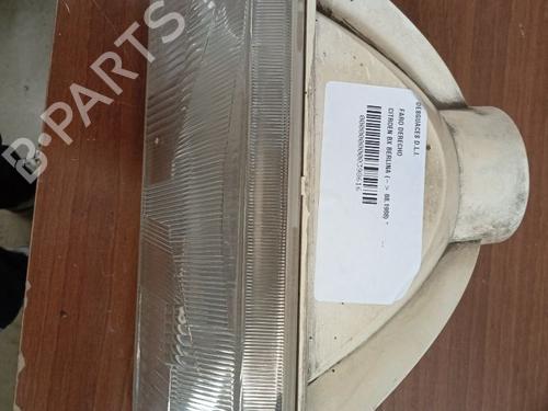 Used Right headlight Right headlight CITROËN BX (XB-_) [1982-1994] 33334326 33334326