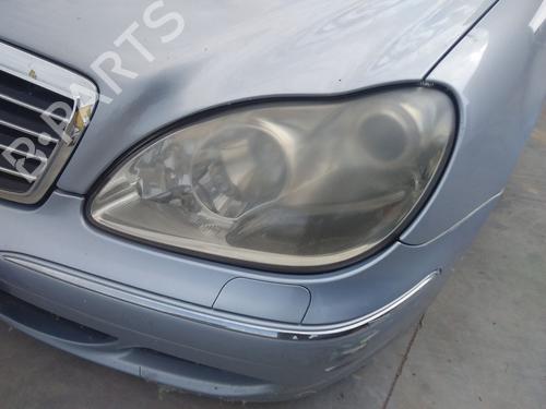 Used Left headlight MERCEDES-BENZ S-CLASS (W220) S 400 CDI (220.028, 220.128) (250 hp) 27261828