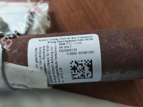 Right curtain airbag TOYOTA YARIS (_P13_) 1.5 Hybrid (NHP130_, NHP130) | BP24366965C12 