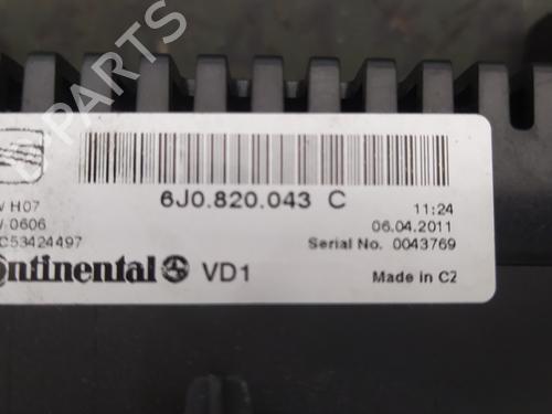 Climate control SEAT IBIZA IV (6J5, 6P1)  | BP17852268I5 