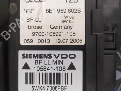 Right front window motor AUDI A4 B7 (8EC) 2.0 TDI 16V | BP17853078E20 