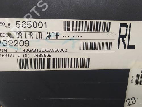 Rear left panel MERCEDES-BENZ M-CLASS (W163) ML 270 CDI (163.113) | BP17853685C60 