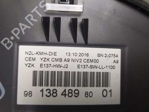 Instrument cluster PEUGEOT 208 I (CA_, CC_) 1.6 HDi / BlueHDi 75 | BP17849540C47